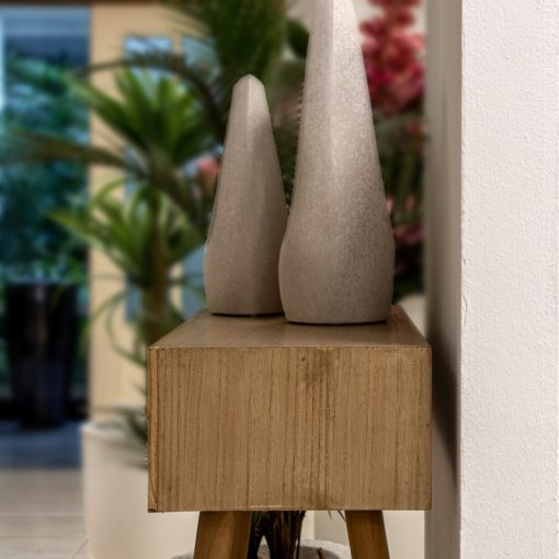 Mesa Entrada Madeira 2 Gavetas 89x30x78cm, Paulownia+pino+dm - Image 7