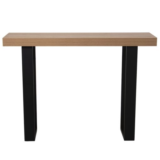 Mesa Entrada Madeira Pés Metal+84607,tabler:dm+melamina+pv 110x30x80cm - Image 3