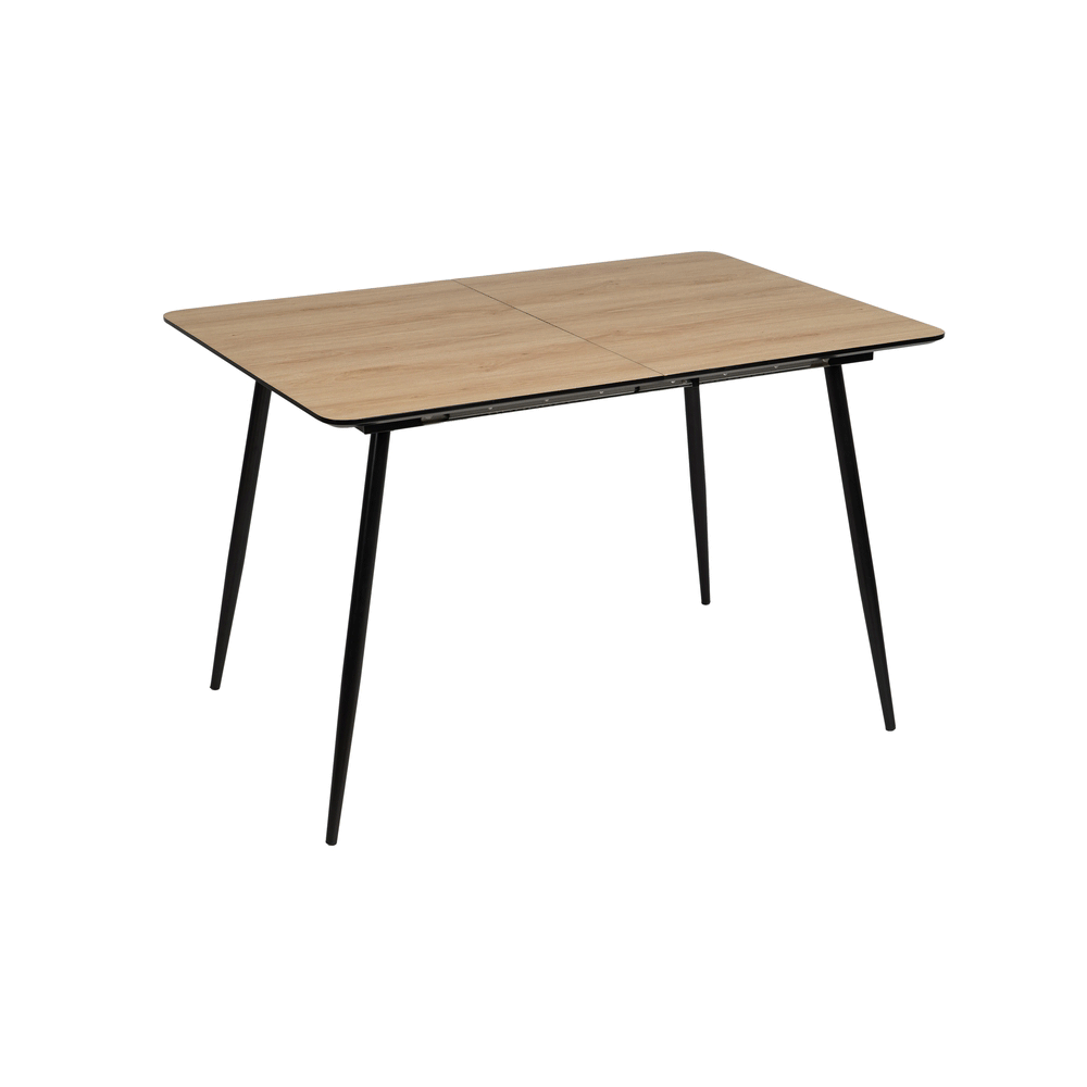 Mesa Extensível Natural Mdf-Metal 120 X 80 X 75 Cm