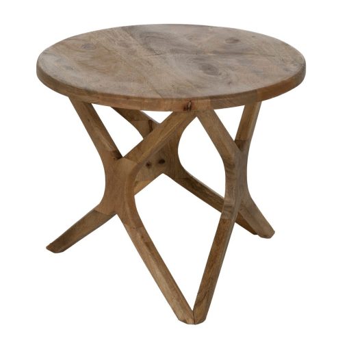 Mesa Mel Madeira Mango Decoração. 60 X 60 X 50 Cm - Image 2