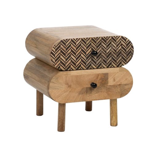 Mesa Natural Madeira Mango 41 X 33 X 43 Cm - Image 3