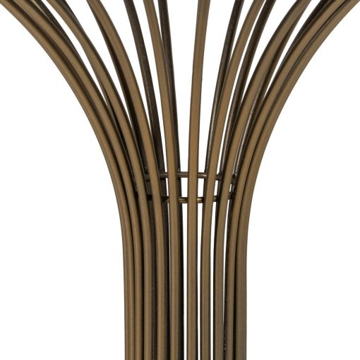 Mesa Ouro Metal-Mármore 42 X 42 X 65 Cm - Image 6