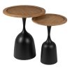 Mesa Ouro-Petro Metal Room 40 X 40 X 52 Cm