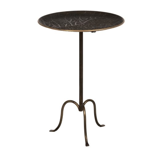 Mesa Ouro - Velho Metal 50 X 50 X 71 Cm