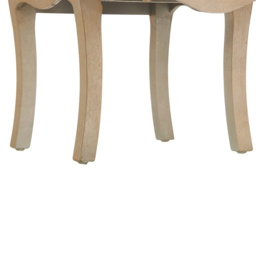 Mesa de Cabeceira  com 2 Gavetas Madeira Champagne 45x36x62cm, Madeira: Abeto+dm - Image 6