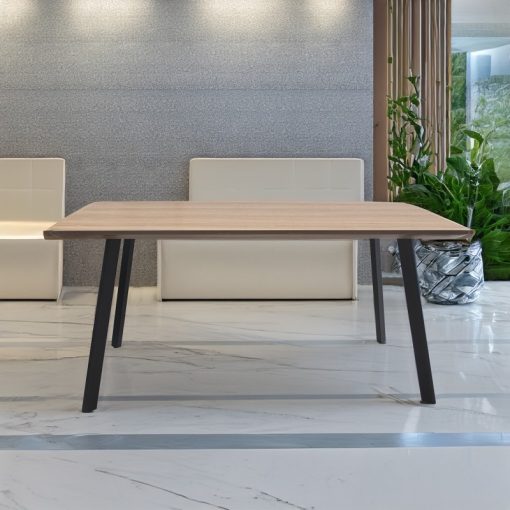 Mesa de Jantar Madeira Pés Metal,tabler:dm+melamina+pv 160x90x76cm - Image 6