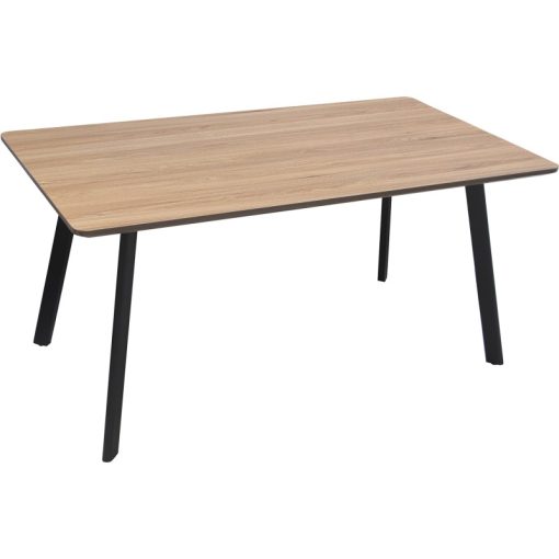 Mesa de Jantar Madeira Pés Metal