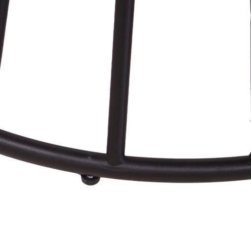 Mesa de Jantar Madeira  com base Metal Negro +84216 120x76cm Madeira:dm+chapa Pin - Image 8