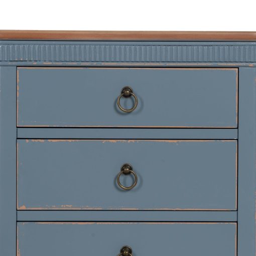 Mesinha Azul Madeira 50 X 38 X 72 Cm - Image 8