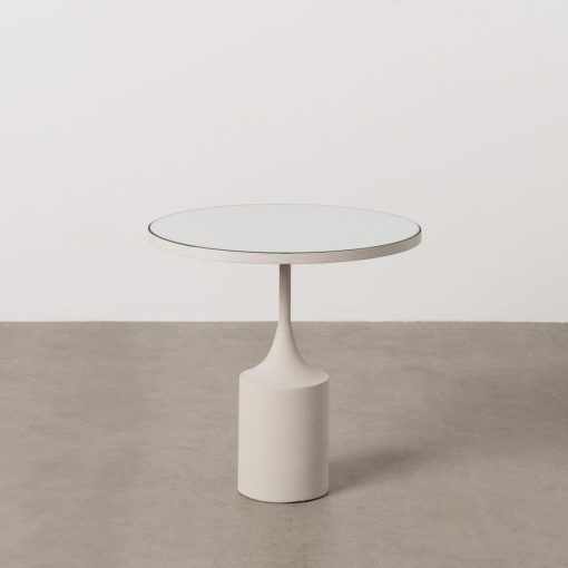 Mesinha Branco Metal-Espelho 45 X 45 X 46 Cm - Image 2