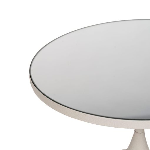 Mesinha Branco Metal-Espelho 45 X 45 X 46 Cm - Image 4