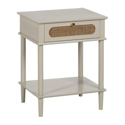 Mesinha Cinza Brilhante Mdf- 48 X 40 X 61