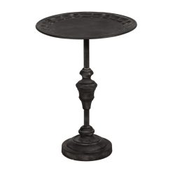 Mesinha Cinza Escuro Metal 45 X 45 X 60 Cm