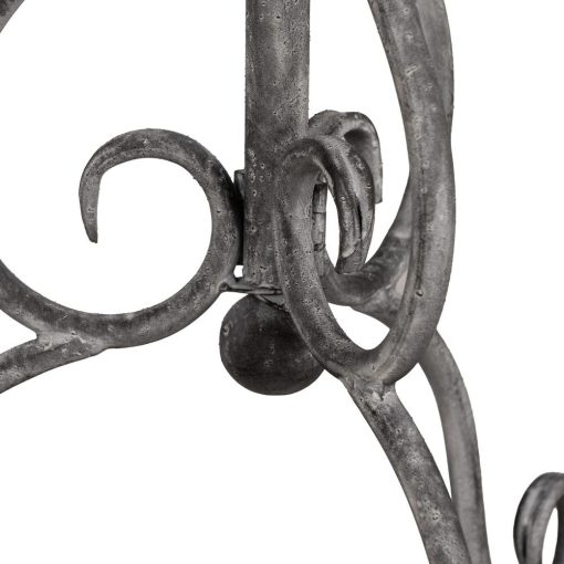 Mesinha Cinza Metal 45,50 X 45,50 X 73,50 Cm - Image 4