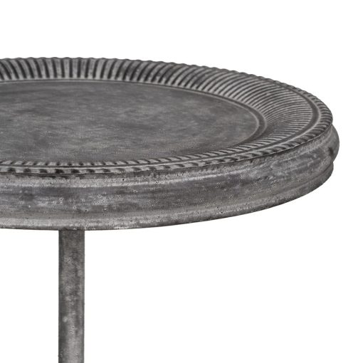 Mesinha Cinza Metal 45,50 X 45,50 X 73,50 Cm - Image 3