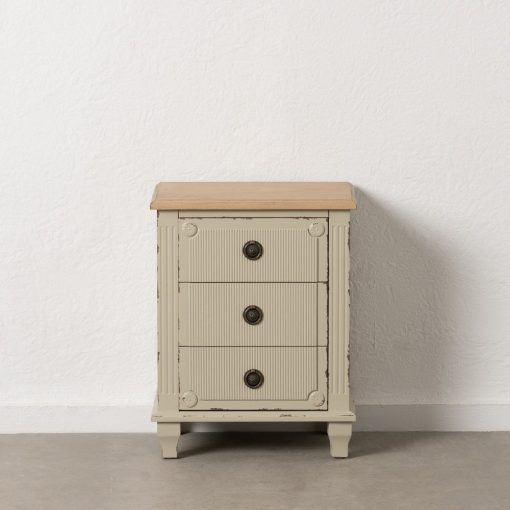 Mesinha Creme Madeira 48 X 36 X 61 Cm - Image 2