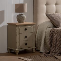 Mesinha Creme Madeira 48 X 36 X 61 Cm