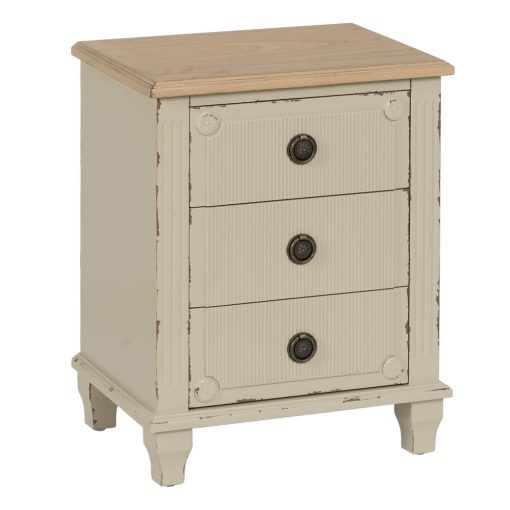 Mesinha Creme Madeira 48 X 36 X 61 Cm - Image 8