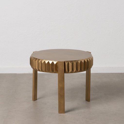 Mesinha Envejocodo Ouro Metal Room 64 X 64 X 50 Cm - Image 12