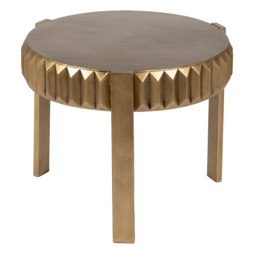 Mesinha Envejocodo Ouro Metal Room 64 X 64 X 50 Cm - Image 4