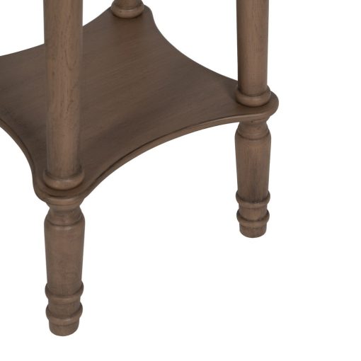 Mesita Auxiliar Castanho Mdf-Madeira 40 X 40 X 66 Cm - Image 8