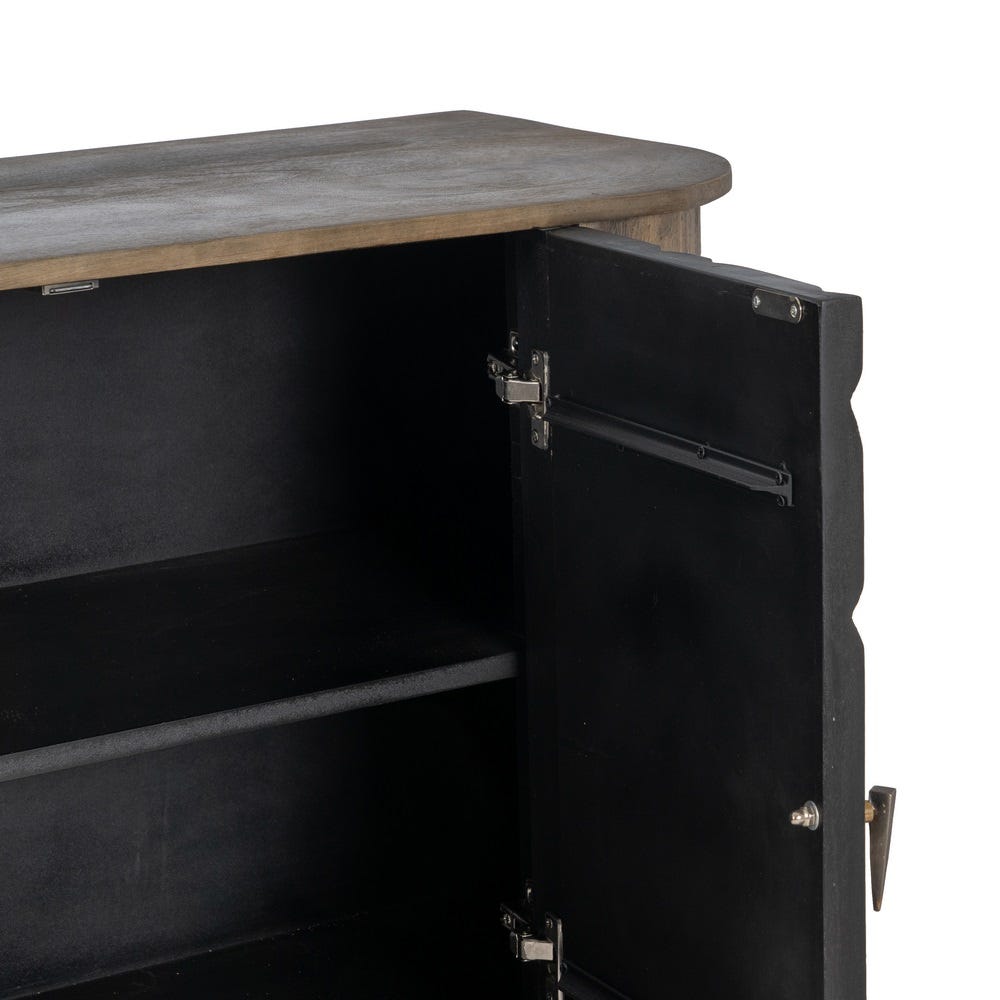 Movéis Para Hall Castanho Madeira Mango 108 X 42 X 85 Cm - Image 5