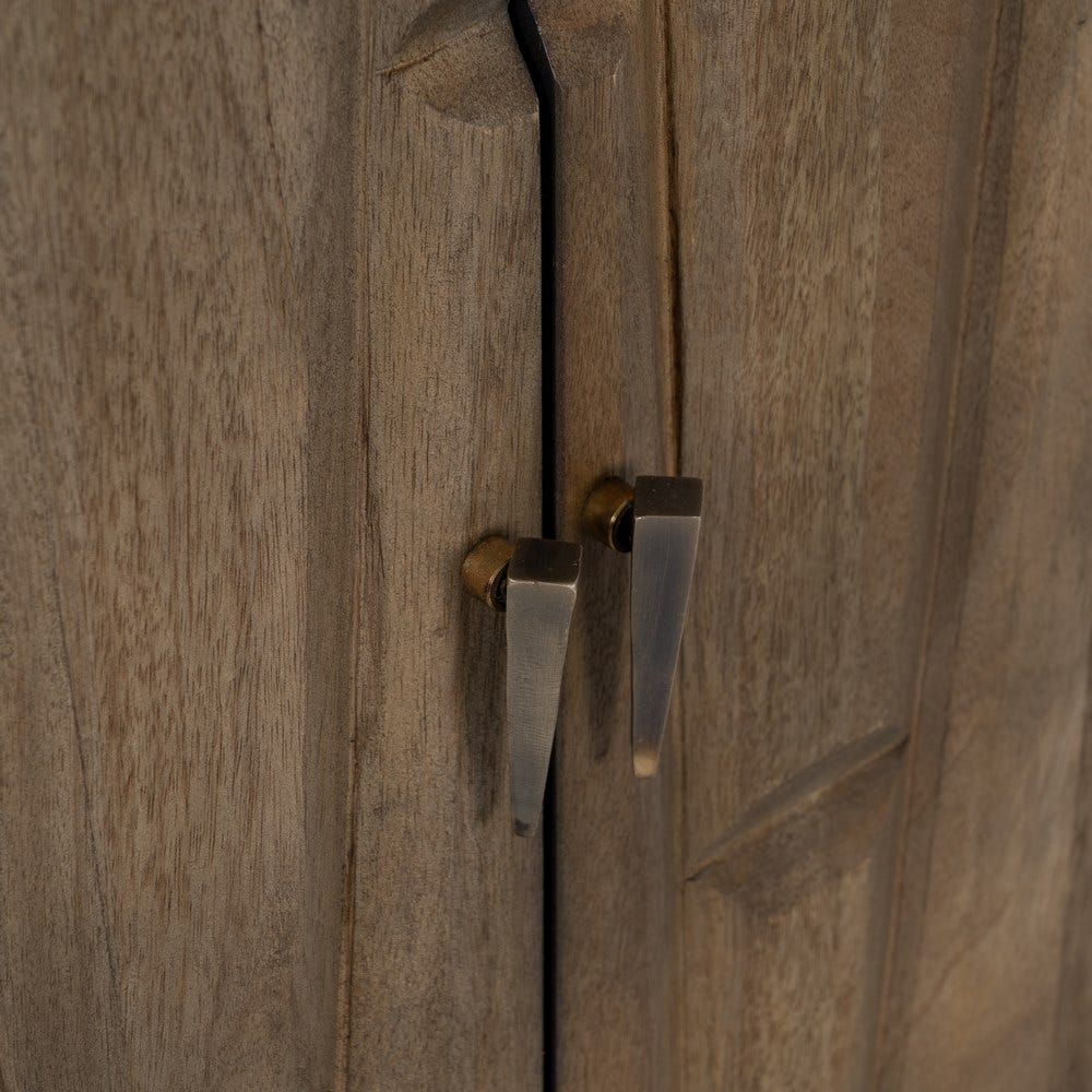 Movéis Para Hall Castanho Madeira Mango 108 X 42 X 85 Cm - Image 4