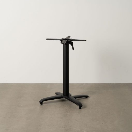 Pernas De Mesa Dobrável Preto Aluminio 62 X 62 X 72 Cm - Image 2