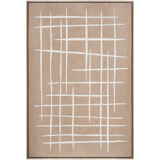 Quadro Com Moldura De Madeira Natural 82