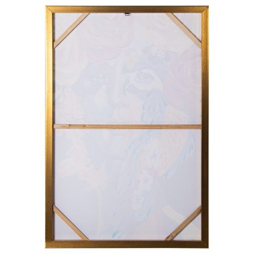 Quadro Tela 80x120cm Rosto Mulher com marco Madeira Castanho Os 80x3,5x120cm - Image 6
