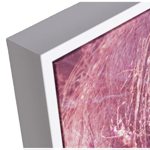 Quadro Tela Impresso Mulher com marco Madeira Branco 100x4x140cm - Image 3