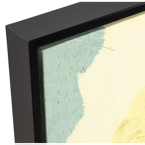 Quadro Tela Impresso Mulher com marco Madeira Preto 100x4x140cm - Image 3
