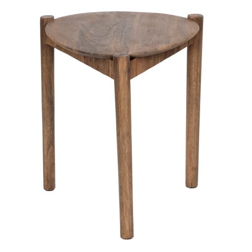 S/2 Mesa Auxiliar Natural Madeira Mango 58 X 56 X 56 Cm - Image 6