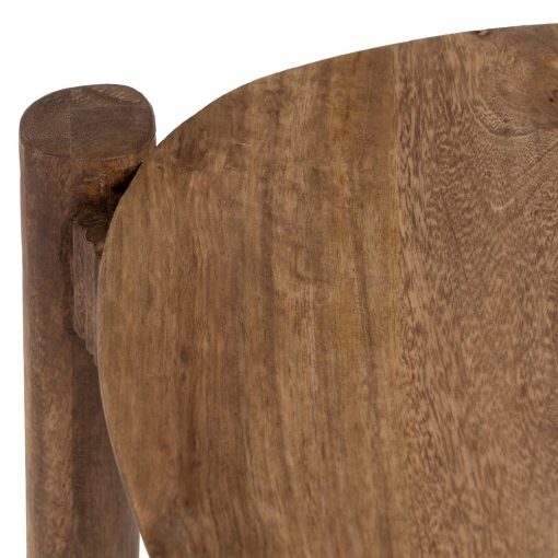 S/2 Mesa Auxiliar Natural Madeira Mango 58 X 56 X 56 Cm - Image 8