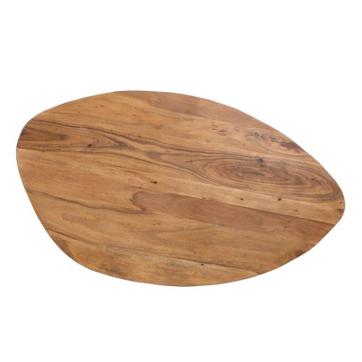 S/2 Mesa Centro Natural Madera-Metal 110 X 63 X 40 Cm - Image 12