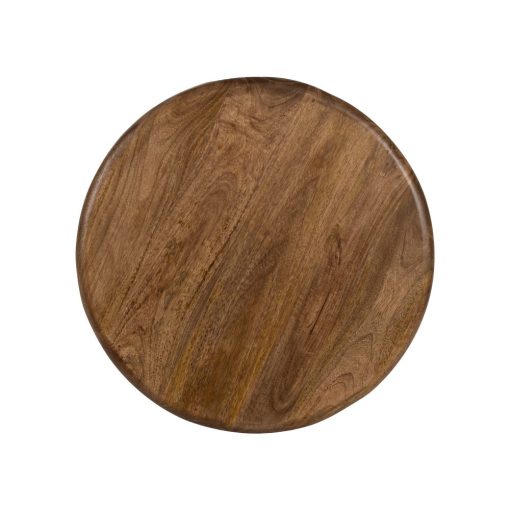 S/2 Mesa De Cafe Castanho Madeira Mango 80 X 80 X 41 Cm - Image 4