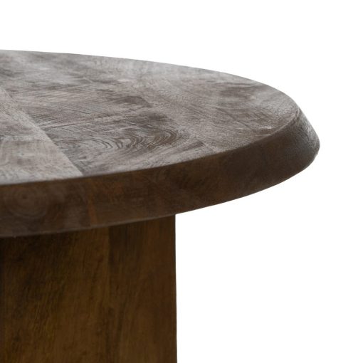 S/2 Mesa De Cafe Mel Madeira Mango 75 X 75 X 46 Cm - Image 9