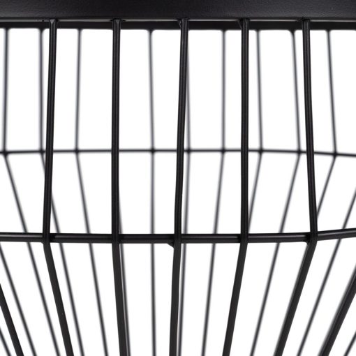 S/2 Mesa De Cafe Preto Metal-Cristal 73 X 73 X 40 Cm - Image 7
