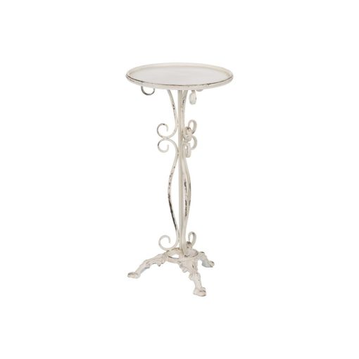 S/2 Mesinhas Creme Metal 40 X 40 X 77 Cm - Image 6