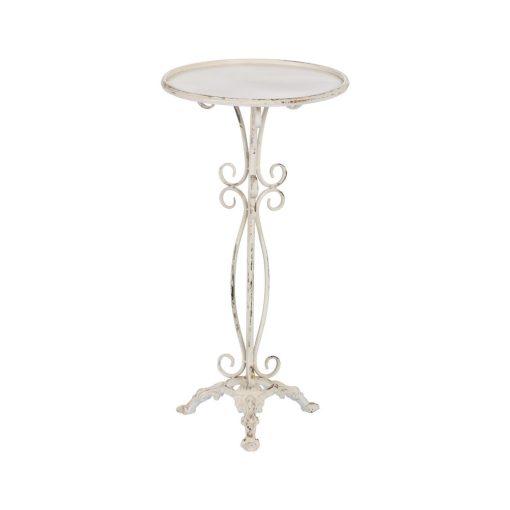 S/2 Mesinhas Creme Metal 40 X 40 X 77 Cm - Image 5