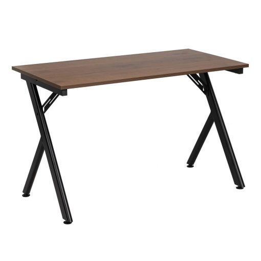 Secretária Natural Mdf-Metal 120 X 60 X 75 Cm