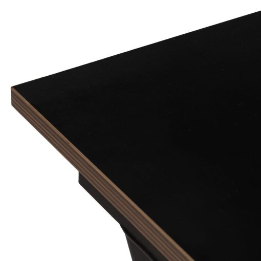 Secretária Preto Mdf-Metal 120 X 60 X 75 Cm - Image 9