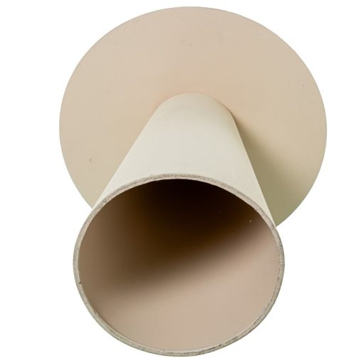 Set 2 Mesas De Apoio Em Metal Branco 45x50+39x41cm - Image 3