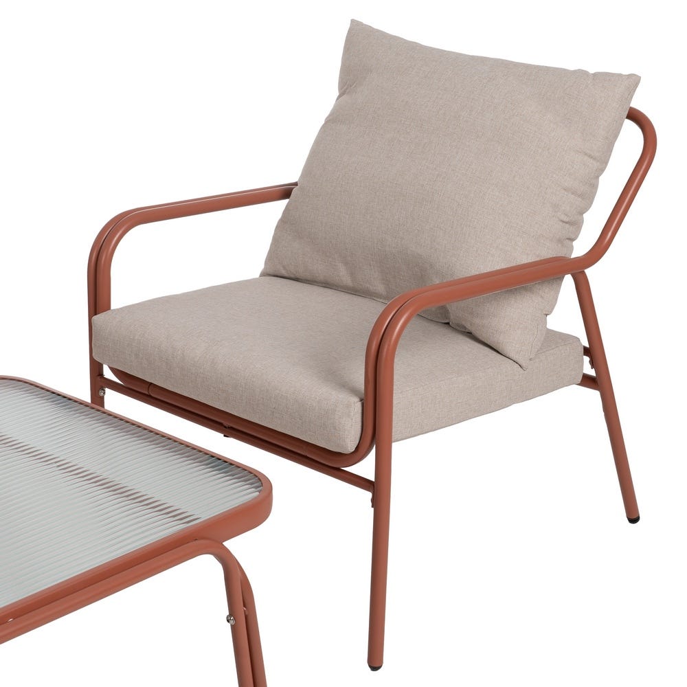 Set Exterior Jardim Terracota Aço 1 Cm - Image 5