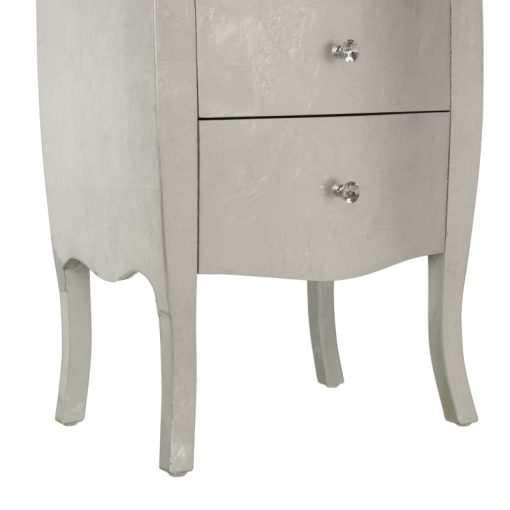 Sifonier  com 5 Gavetas Madeira Prata 48x36x100cm, Madeira: Abeto+dm - Image 6