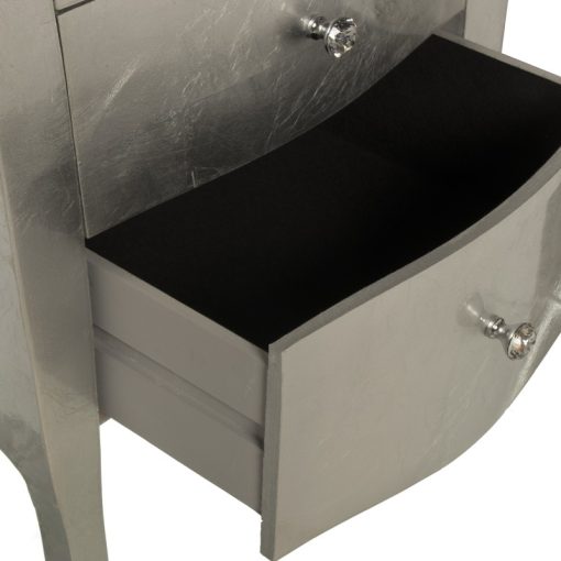 Sifonier  com 5 Gavetas Madeira Prata 48x36x100cm, Madeira: Abeto+dm - Image 7