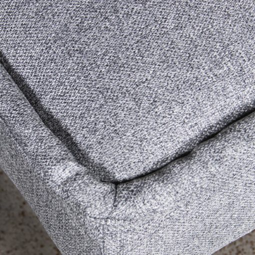 Sofá Cama 3 Lugares Poliéster Cinza  com Pés Madeira, Sin Brazos 180x84x72cm Cama:178x102x9cm - Image 5