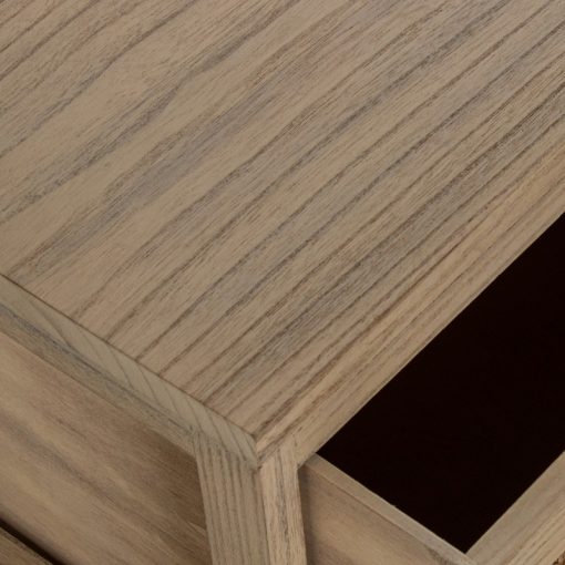 Suporte De Madeira  com 4 Gavetas Em Vime 40x30x94cm, Gavetas:36x28x19cm, Madeira: Paulownia - Image 5