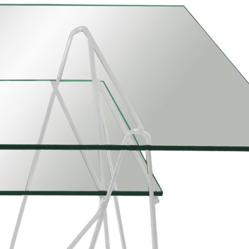 Suporte Para Mesa Metal Branco 49x31x74cm (2 unidades) - Image 4