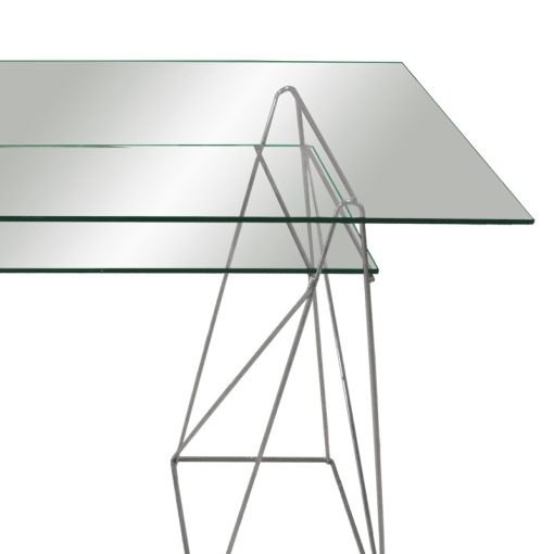 Suporte Para Mesa Metal Cromado 49x30,5x74cm (2 unidades) - Image 3